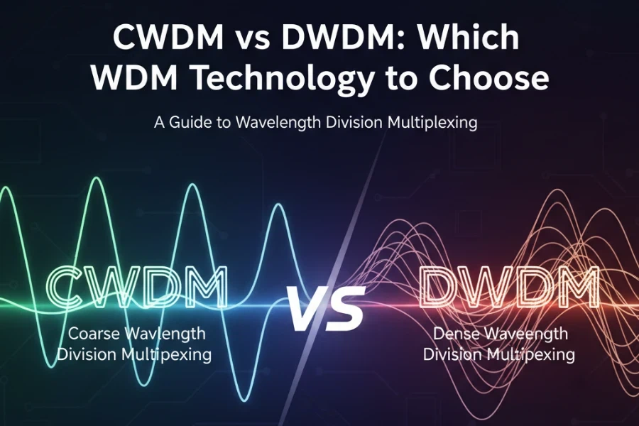 CWDM vs DWDM: diferencias, distancia, costo y cuándo elegir cada uno